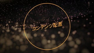 コンテンツ配置
19
 