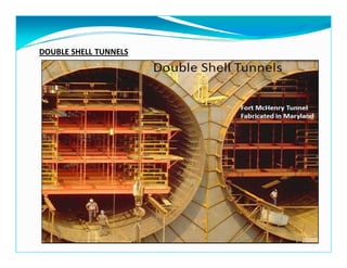 DOUBLE SHELL TUNNELS
 