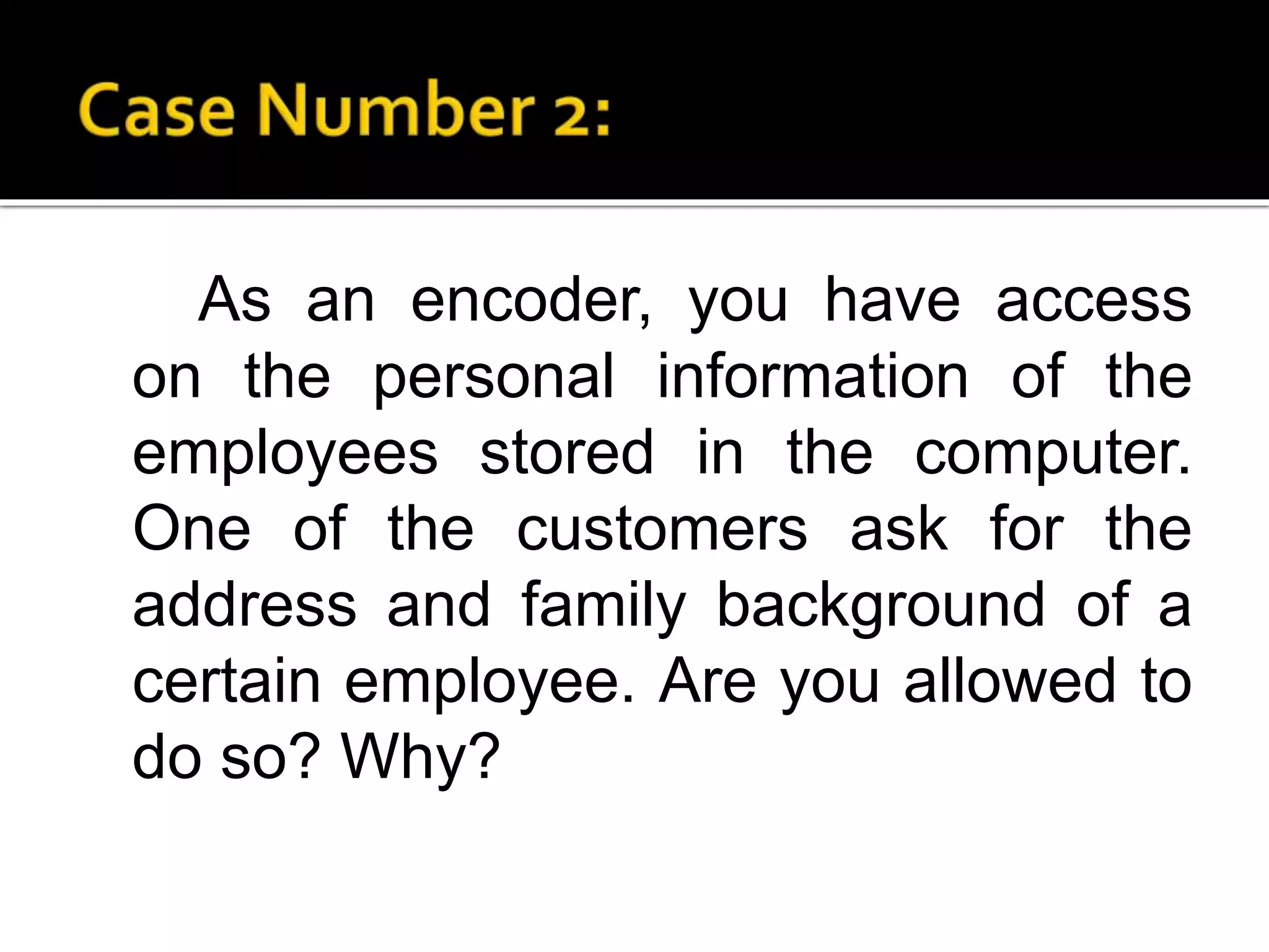 confidentiality in the workplace | PPTX