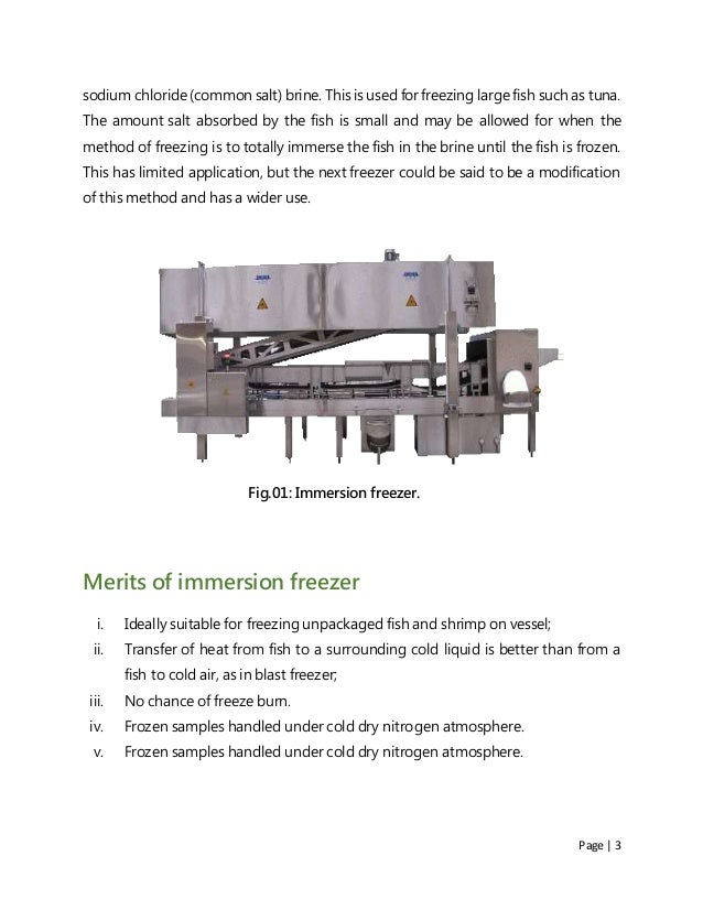 Immersion & spray freezer