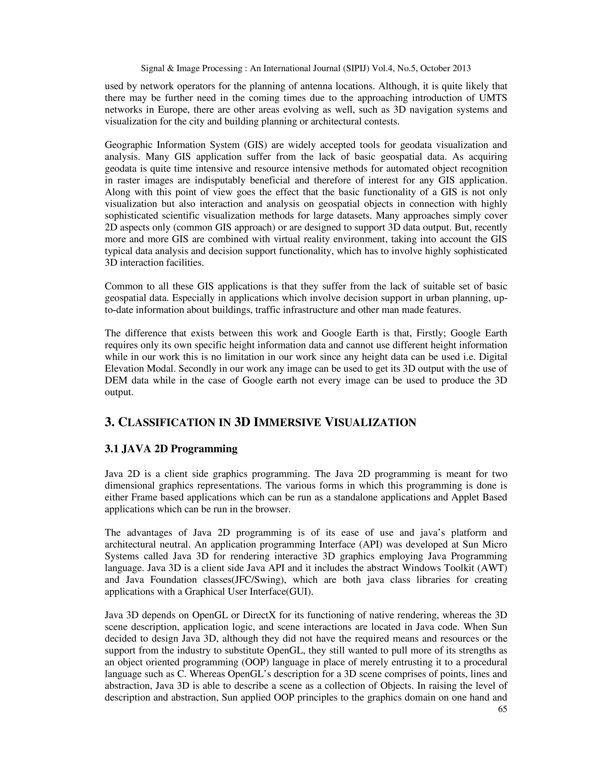 Immersive 3 d visualization of remote sensing data | PDF