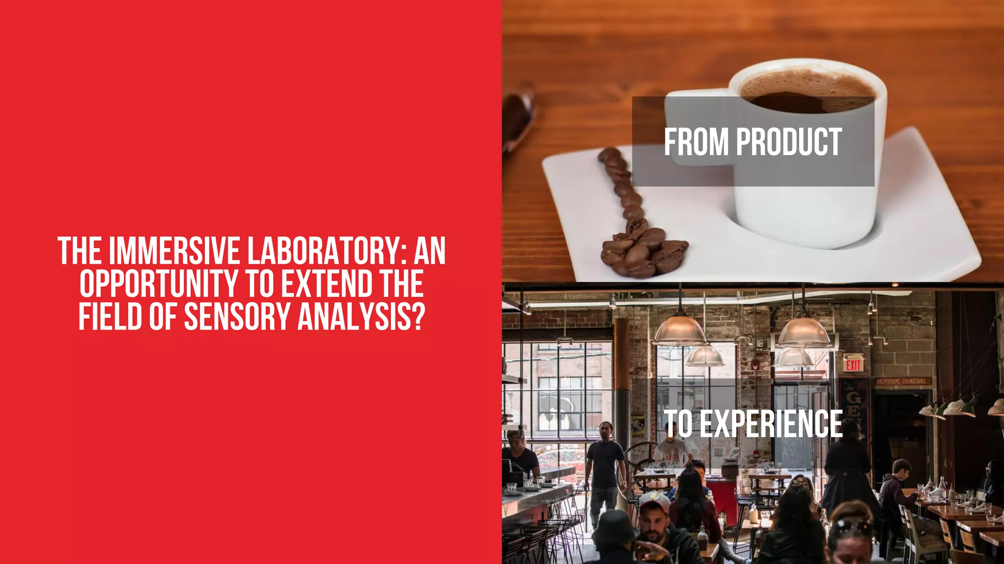 THE IMMERSIVE LABORATORY TO CONTEXTUALIZE SENSORY ANALYSIS