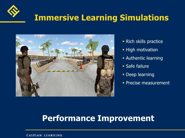 Immersive Simulation Improves Learning