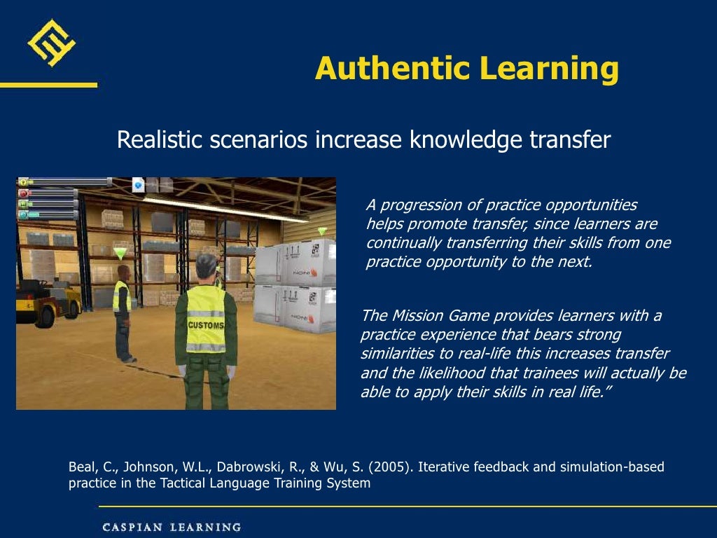 Immersive Simulation Improves Learning