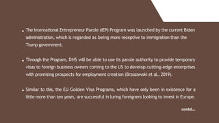 Immigrant’s Potentials to Emerge as Entrepreneurs.pptx
