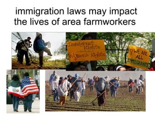 immigration laws may impact the lives of area farmworkers  