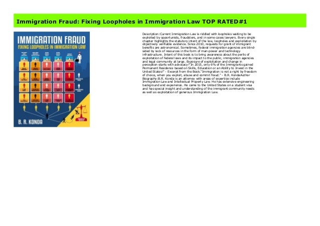 Immigration Fraud Fixing Loopholes In Immigration Law Top Rated 1