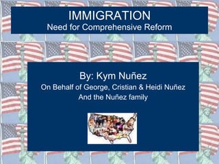 IMMIGRATION Need for Comprehensive Reform ,[object Object],[object Object],[object Object]