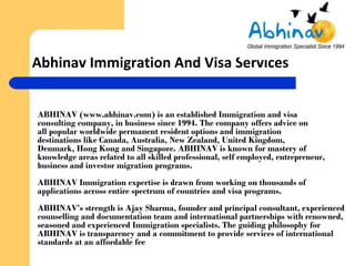 Abhinav Immigration And Visa Services ,[object Object]