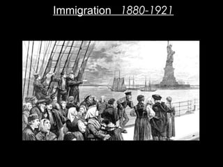 Immigration 1880-1921
 