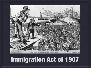 Immigration Act of 1907
 