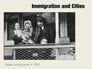 Immigration and Cities




Italian immigrants in 1905
 