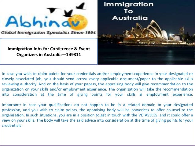 conference australia jobs jobs conference in Immigration organizers & for event conference australia jobs jobs conference in Immigration organizers & for event
