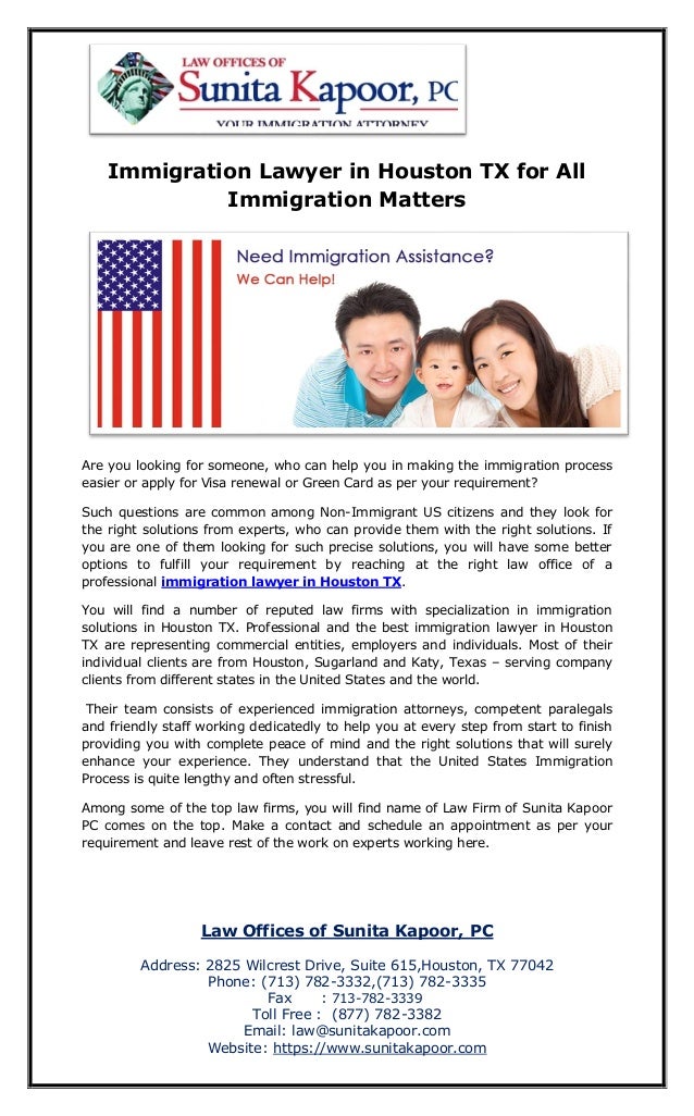 Immigration Lawyer Houston