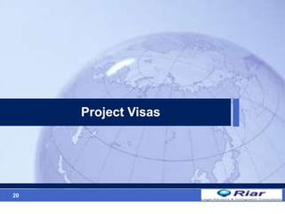20
Project Visas
 