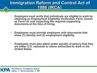 What Employers Must know about Immigration Control and Enforcement (ICE ...