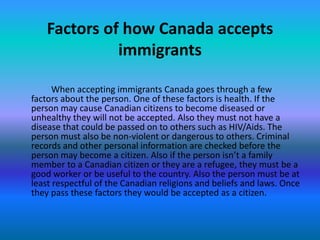 Immigration Slideshow