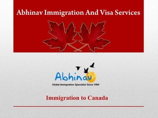 Immigration to Canada
 