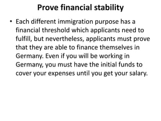 Immigration to germany PPT Immigration to germany PPT