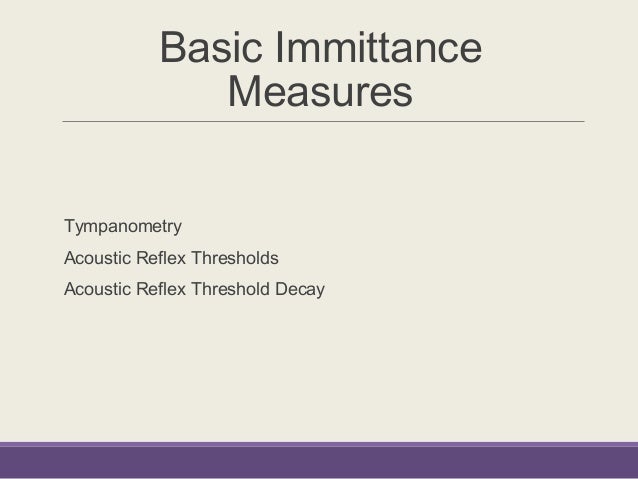 Immittance audiometry pdf to word
