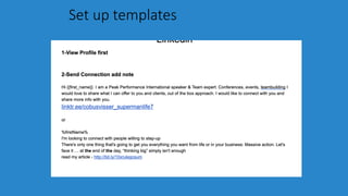 Set up templates
 
