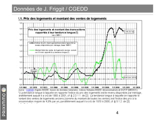 Données de J. Friggit / CGEDD

4

 