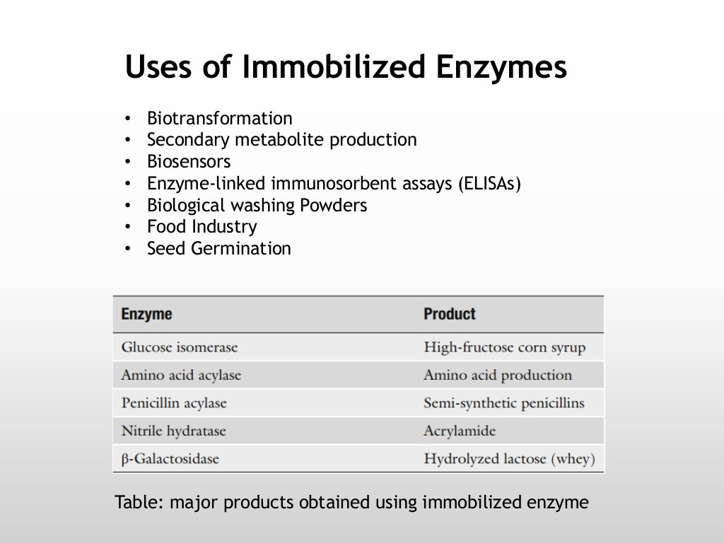 Immobilized enzyme