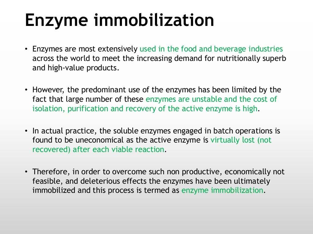 Immobilized enzyme