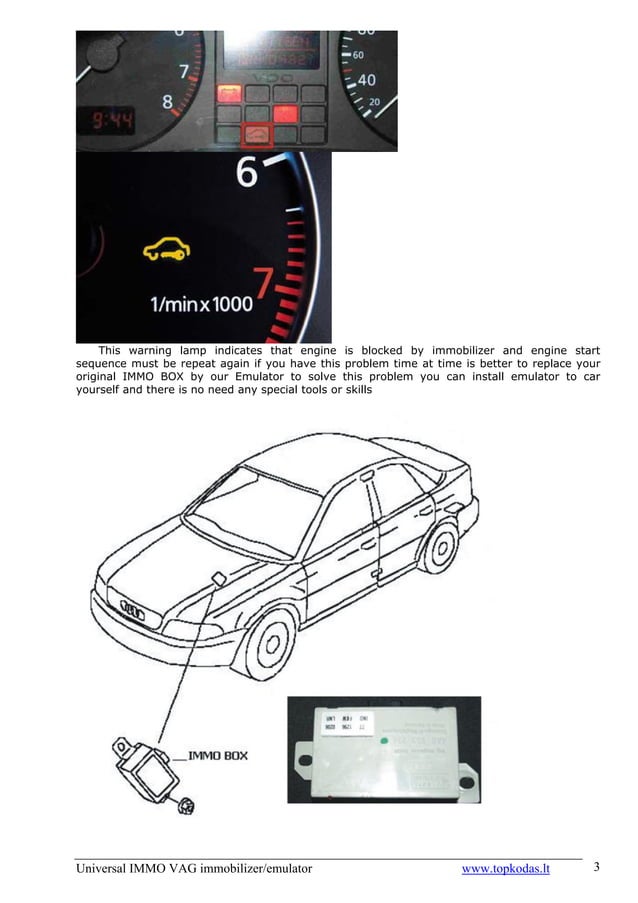ATN-LICHT24 A46 Immobilizer Simulator – Immo Off Emulator For VW Audi Seat Skoda, Made In Germany