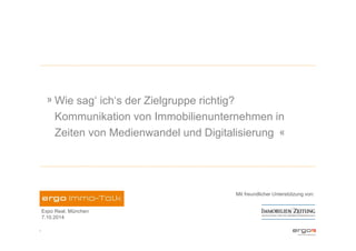 Immo talk umfrage_2014