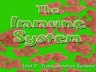 The IMMUNE SystemThe IMMUNE System
Unit 3
Transportation Systems
 