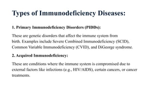IMMUNE DISORDERS AND AUTOIMMUNE DISEASES | PPTX