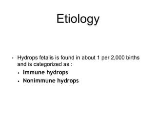 Immune hydrops