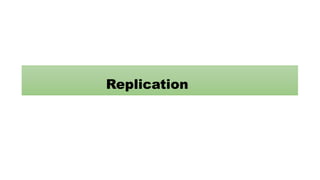 Replication
 