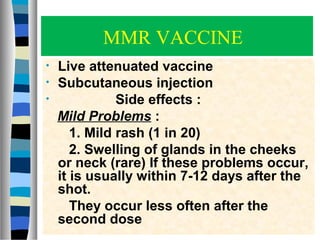 Mmr Delayed Rash Immune response & uip | PPT