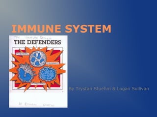 IMMUNE SYSTEM




       By Trystan Stuehm & Logan Sullivan
 