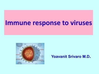 Immune response to viruses
Yoavanit Srivaro M.D.
 