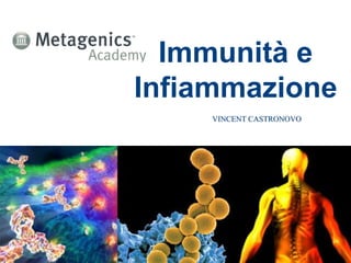 Immunità e
Infiammazione
VINCENT CASTRONOVO
 
