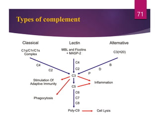 71
Types of complement
 