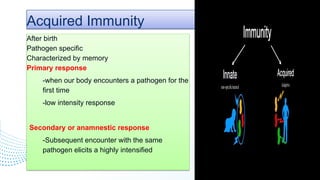 Acquire Immunity Immunity.pdf. presentation for class XII, Biology | PDF