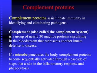 Complement Body Immunity.ppt 777777777777777777777777777 | PPT