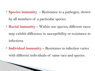 IMMUNITY and its characteristics in medical.pptx