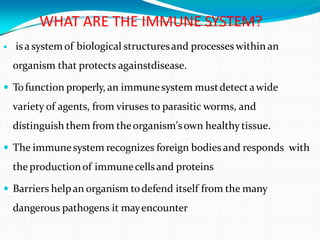 Immunity lecture | PPTX