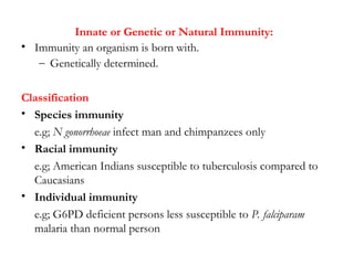 Immunity MSc. presentation by microbiology | PPT