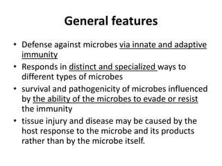 Immunity to microbes | PPTX