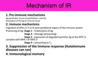 Immunity. Basic princeples of humoral and cellular immune response. | PPTX
