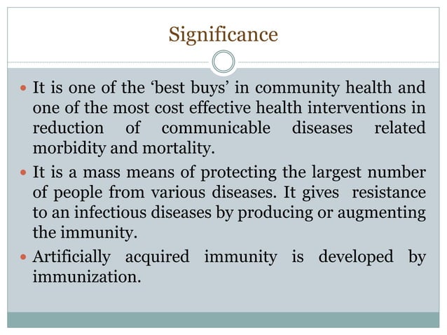 Immunization | PPTX