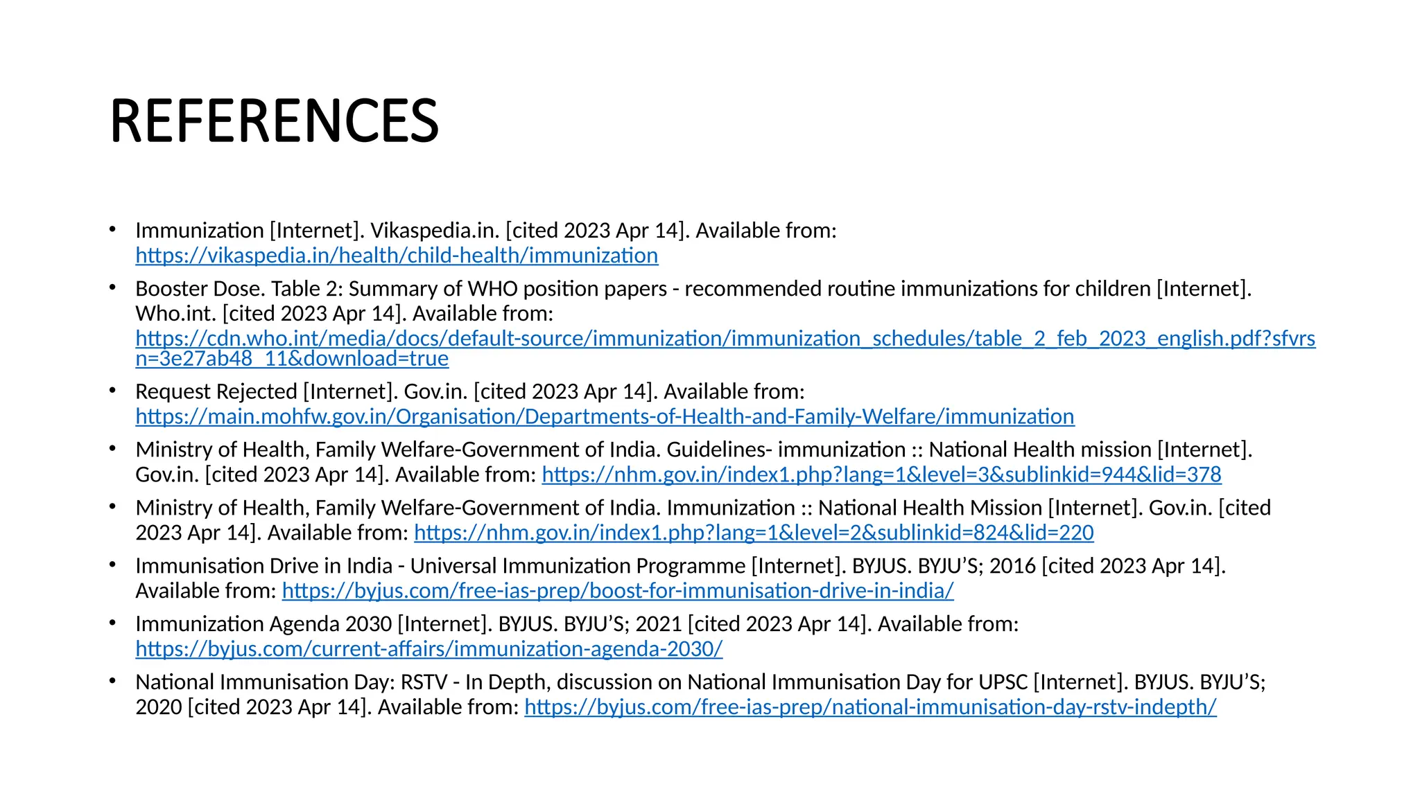 Immunization and immunization programmes of India | PPTX
