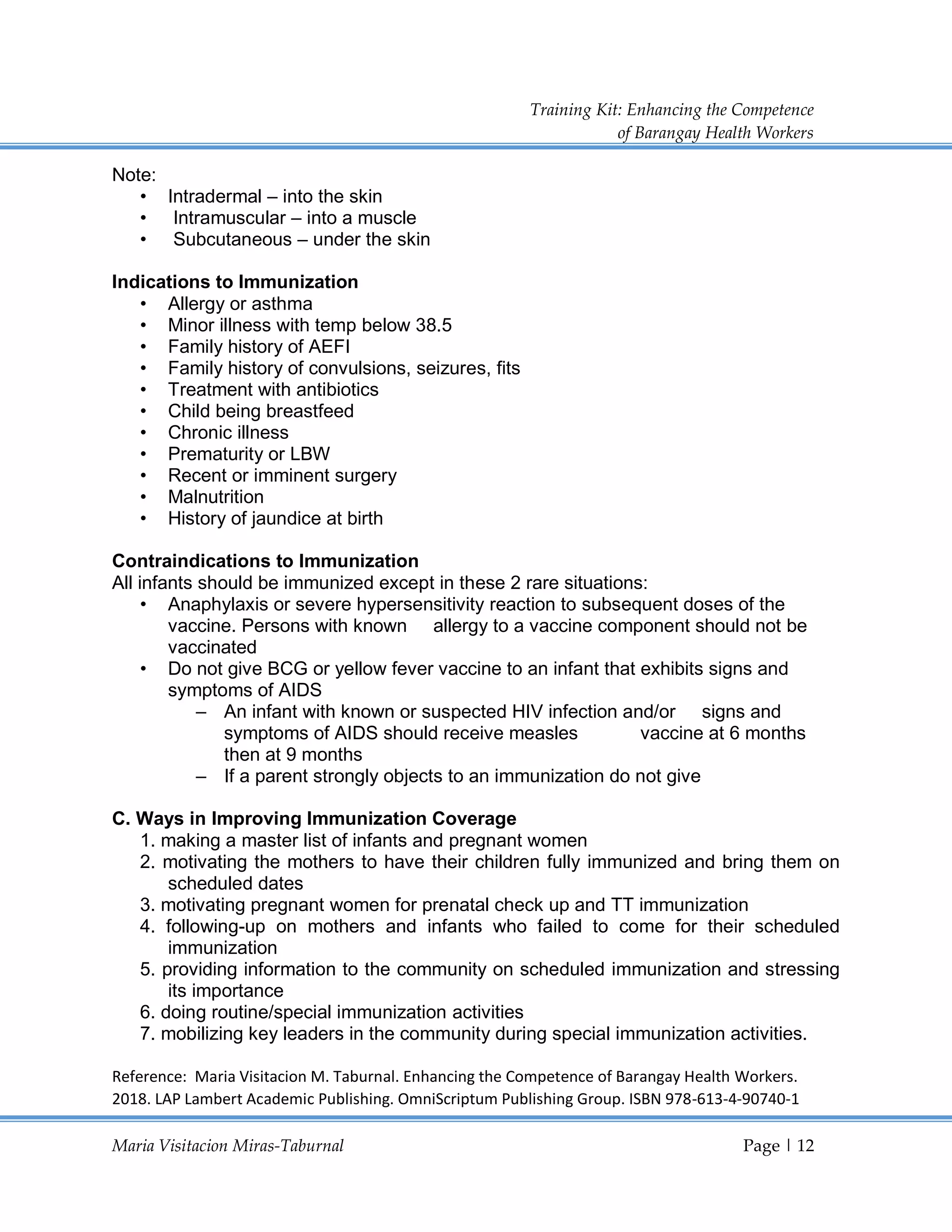 Immunization Program Pdf