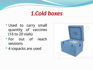 Immunization & Cold chain.pptx immunization and cold chain | PPTX